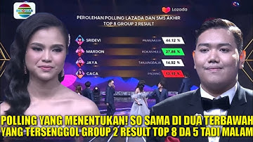 POLLING RENDAH! YANG TERSENGGOL TADI MALAM TOP 8 GROUP 2 RESULT SHOW DANGDUT ACADEMY 5