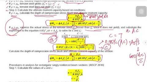 ANALYSIS OF SINGLY REINFORCED BEAMS USING USD PART 2