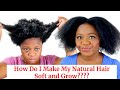 How to Make Natural Hair Grow Faster and Soft | Natural Hair Wash Day Routine