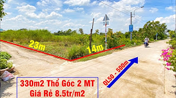 ĐẤT THỔ GIÁ RẺ CẦN GIUỘC, LONG AN, GÓC 2 MẶT TIỀN, DT330M2 (14m x 23m), CÁCH QL50 CHỈ 500M