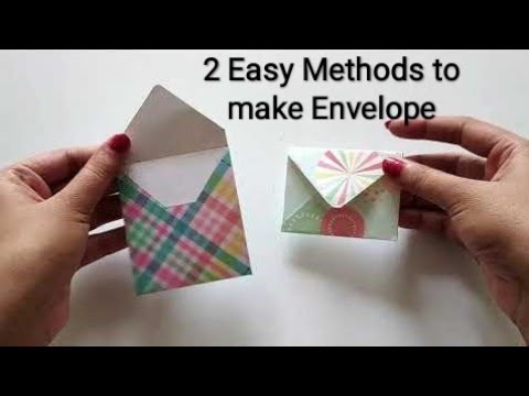 Easy Envelope Card Tutorial | Cards for Scrapbook | Scrapbook Album ...