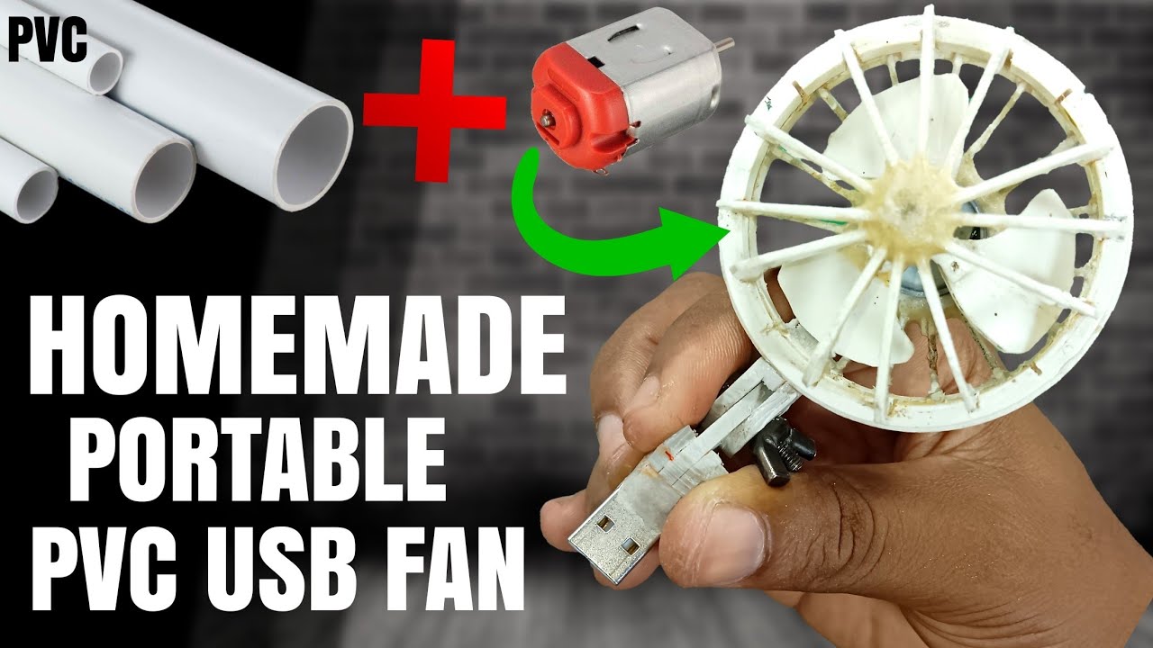 HOW TO MAKE USB FAN POWER BANK AT HOME YouTube