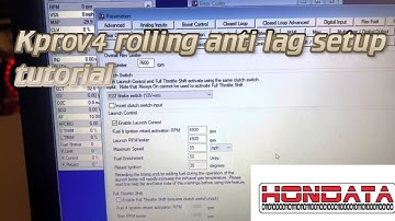 How to setup rolling anti lag with kprov4/ hondata kmanager (watch full video)