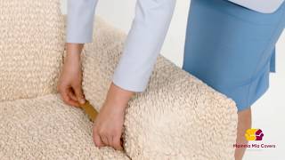 Video instruction - How to put Paulato Corner sectional slipcover on | Mamma Mia Covers