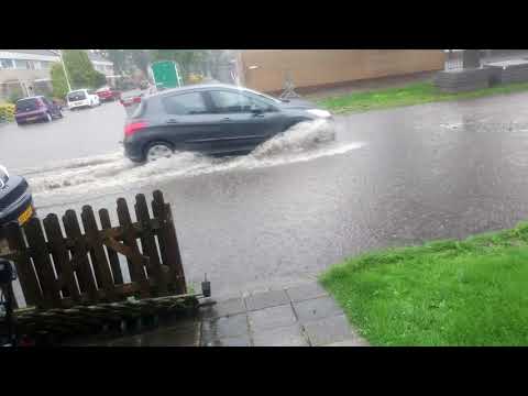 60mm wateroverlast Dokkum 16-09-2017