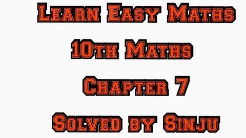 10th Maths Chapter 7 Example 7.20 Samacheer State board Tamil English medium