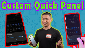 🔝 CUSTOMIZE the QUICK PANEL on Samsung Android Phones S8 S9 S10 S20 S21 Plus Ultra Note 8 9 10 20 21