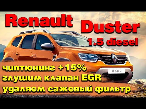 Renault Duster 1.5 diesel: удаляем сажевый фильтр, глушим клапан ЕГР, чиптюнинг + 15  мощности