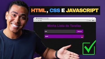 Como criar um To Do List com HTML, CSS e JavaScript | Iniciantes