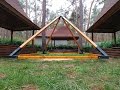 Пирамида для медитации из дерева и металла. Pyramid for meditation from wood and metal