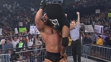 Goldberg V Vincent WCW Thunder Taping 5th March 1998