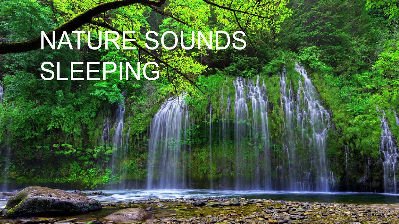 Waterfall Sounds | Nature Sounds For Sleeping | Calm Sleeping Music ...