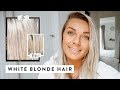 How to Tone Hair | White Ash Blonde With Jerome Russel B Blonde Toner
