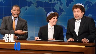 Weekend Update: Jacob the Bar Mitzvah Boy Explains Passover With His Dad - SNL