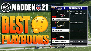 Top 5 BEST Playbooks in Madden 21 To Win More Games!