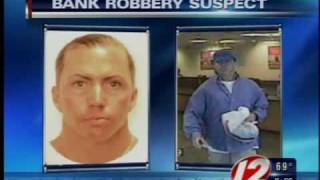 BANK ROBBERY SUSPECT ON RUN