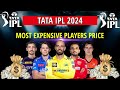 IPL 2024 Most Expensive Players Price List | Top 10 Most Expensive Players List | Highest Price IPL Mp3 Song