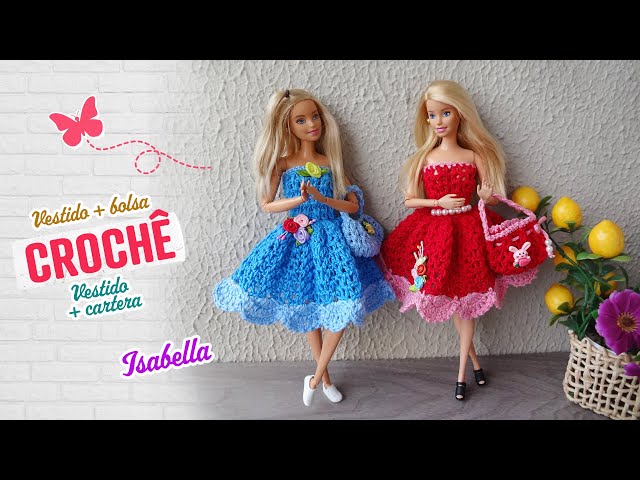 Crochet Purse and Dress Kimberly for Barbie (Portuguese/Spanish