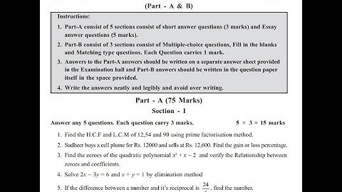 Aposs Maths EM ModelPaper