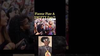 SWIFTY FAN FLAVOR FLAVA‼️#taylorswift #flavorflav #funny #comedy #talkshow #singer #rapper