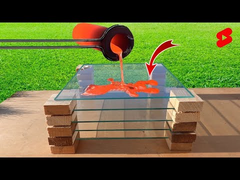 Lava 🔥vs Bulletproof Glass | Amazing Facts | #shorts