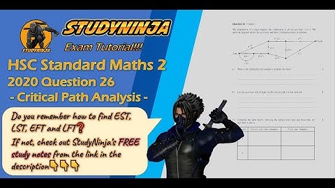 HSC Maths Standard 2020 Question 26 - StudyNinja