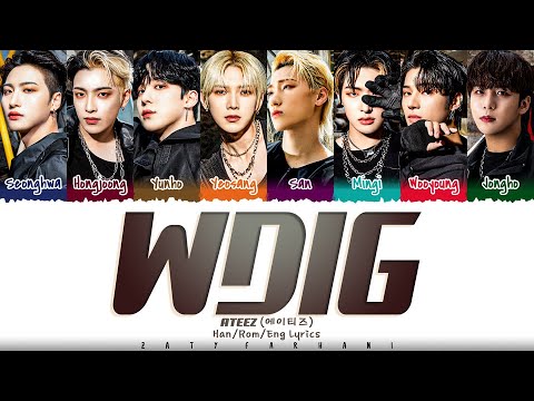 ATEEZ (에이티즈) – ‘WDIG’ (WHERE DO I GO) Lyrics [Color Coded_Han_Rom_Eng]