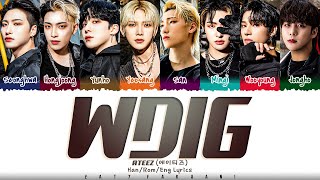 ATEEZ (에이티즈) – ‘WDIG’ (WHERE DO I GO) Lyrics [Color Coded_Han_Rom_Eng]