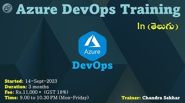 Azure DevOps training in Telugu | 14-Sept-2023 | Cloud Computing In Telugu | AWS | GCP | Azure