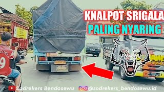 Truck canter knalpot SRIGALA paling nyaring || rem guk guk.