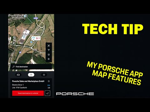 How To - Map Features | My Porsche App | Tech Tips