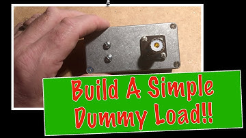 Ham Radio Simple Home-brew Dummy Load
