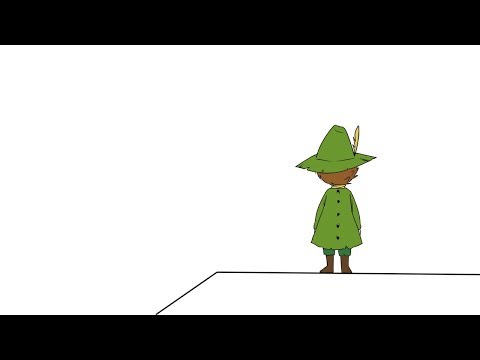 手描きムーミン ローリンガール Rolling Snufkin Youtube