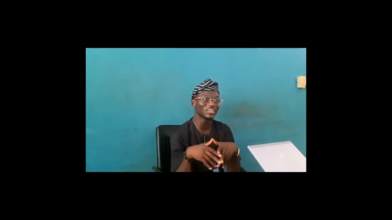 An interview with the AGS of the Student Union, University of Ibadan.