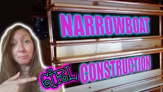 This GIRLS kitchen CONSTRUCTION turned out way BETTER than expected! | OFF-GRID TINY HOME