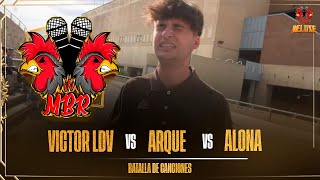 VICTOR LDV VS ARQUE VS ALONA BATALLA DE CANCIONES MIRAELBUENRAP DELUXE ZARAGOZA (Ronda 1)