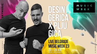 Desingerica X Pljugica - Recci (Live I Belgrade Music Week 23)