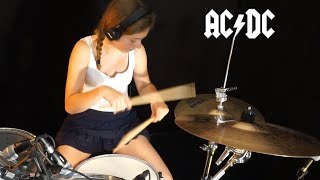 Video thumbnail of "ACDC - Whole Lotta Rosie; Drum Cover by Sina"