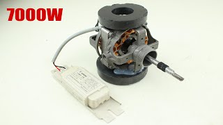 How to make an Electricity 220V Generator Magnet Motor road Light ballast Electric Energy Generator