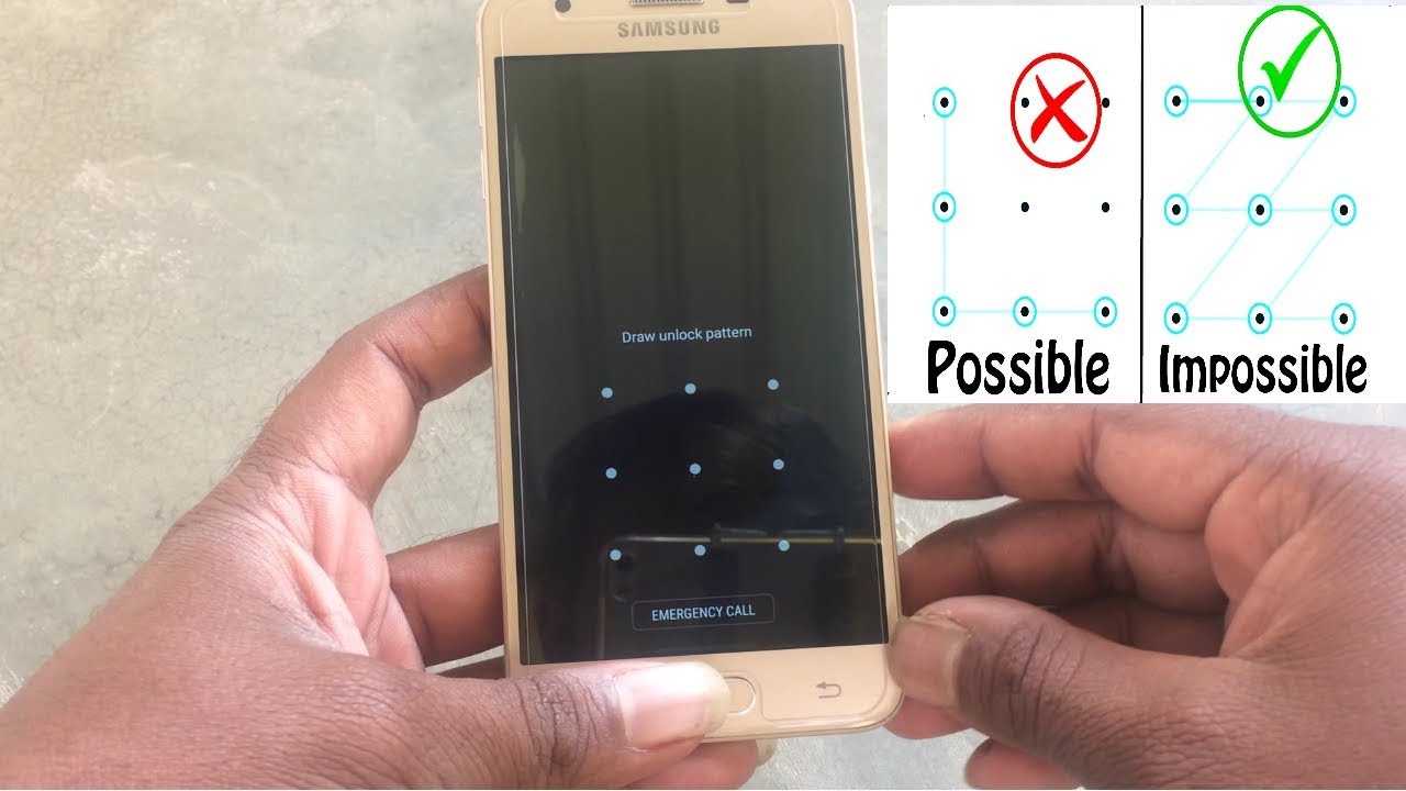 how to unlock pattern lock on samsung galaxy tab 3