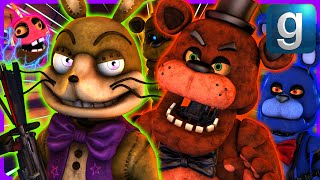 Gmod Fnaf Glitchtrap Gets Hunted Down By Animatronics From The Fnaf Movie