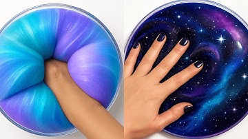 24 Hour of Satisfying Slime ASMR – Galaxy Textures for Deep Relaxation #487