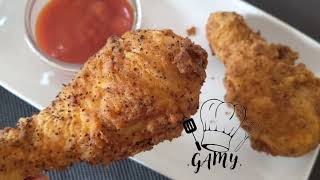 Estilo KFC para chuparse los dedos ! #pollo #chicken #chickenrecipe