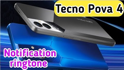 How To Change Notification Tone In Tecno Pova 4 , Notification Ringtone Setting In Tecno Pova 4,