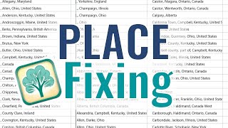 Use RootsMagic to QUICKLY FIX Locations in Your Family Tree