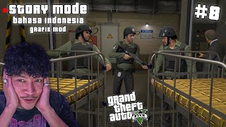 MISI EPIC MERAMPOK 50 TON EMAS BATANGAN  - GTA 5 Story Bahasa Indonesia Grafik Mod #8