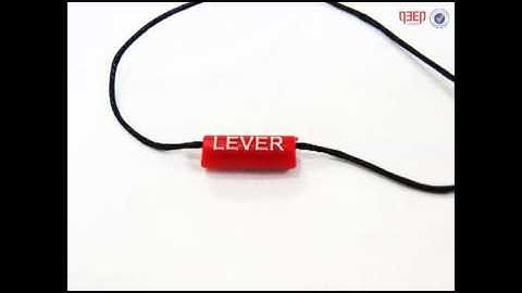 Hang Tag String Lock