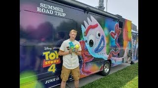 WINNING prizes at the Toy Story RV- Navy Pier