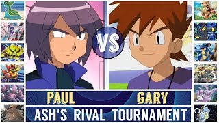Paul vs. Gary (Pokémon Sun/Moon) - Ash's Rival Tournament/Semifinal