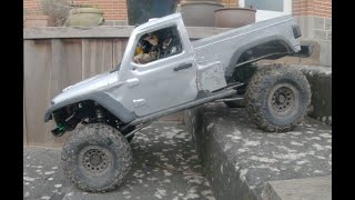 AXIAL SCX6 Custom Body Home made first run